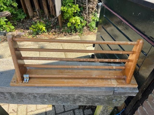 Keuken pannenrekje van hout, antiek, Antiek en Kunst, Ophalen of Verzenden