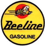 Beeline Gasoline stoffen opstrijk patch embleem, Ophalen of Verzenden