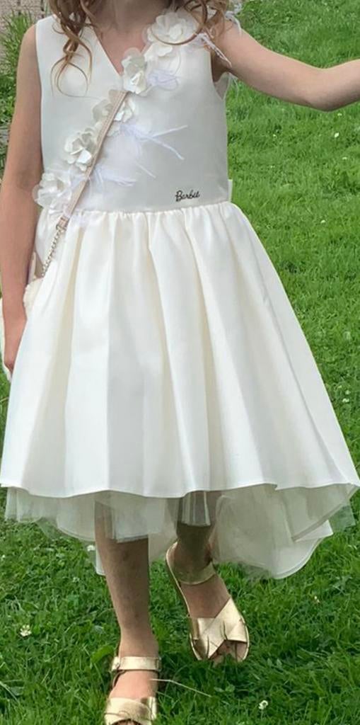 Feestjurkje merk barbie maat 128, Kinderen en Baby's, Kinderkleding | Maat 128, Ophalen of Verzenden, Zo goed als nieuw, Meisje