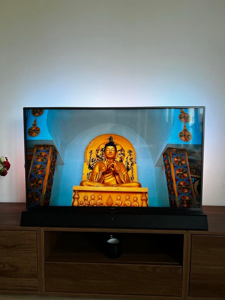 Philips Ambilight Smart TV 43 inch met Soundbar, Audio, Tv en Foto, Televisies, Ophalen, Philips, 50 Hz, Zo goed als nieuw