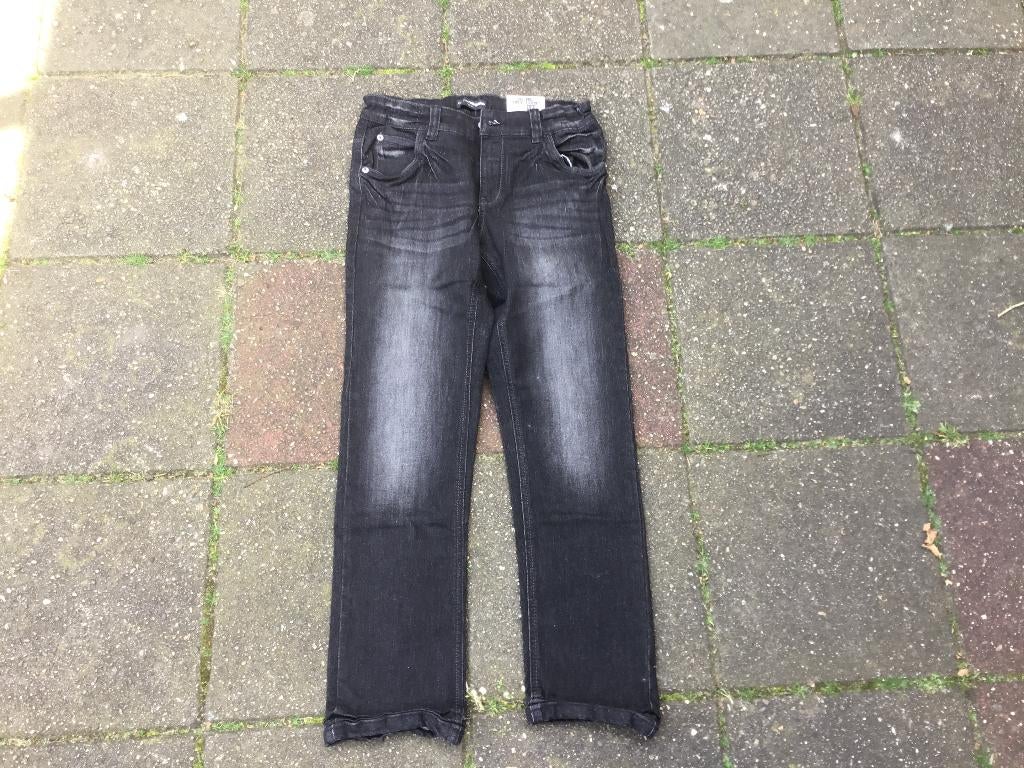 Nieuwe donker grijze broek maat 146 met verstelbare taille, Broek, Charles Vogele, Nieuw, Ophalen of Verzenden