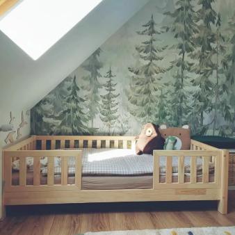 Montessori bed met matras 120x200cm, Ophalen, Matras, 180 cm of meer, 100 cm of meer