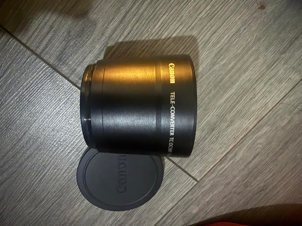 Canon Tele-Converter lens TC-DC58B zgan, Ophalen of Verzenden, Zo goed als nieuw