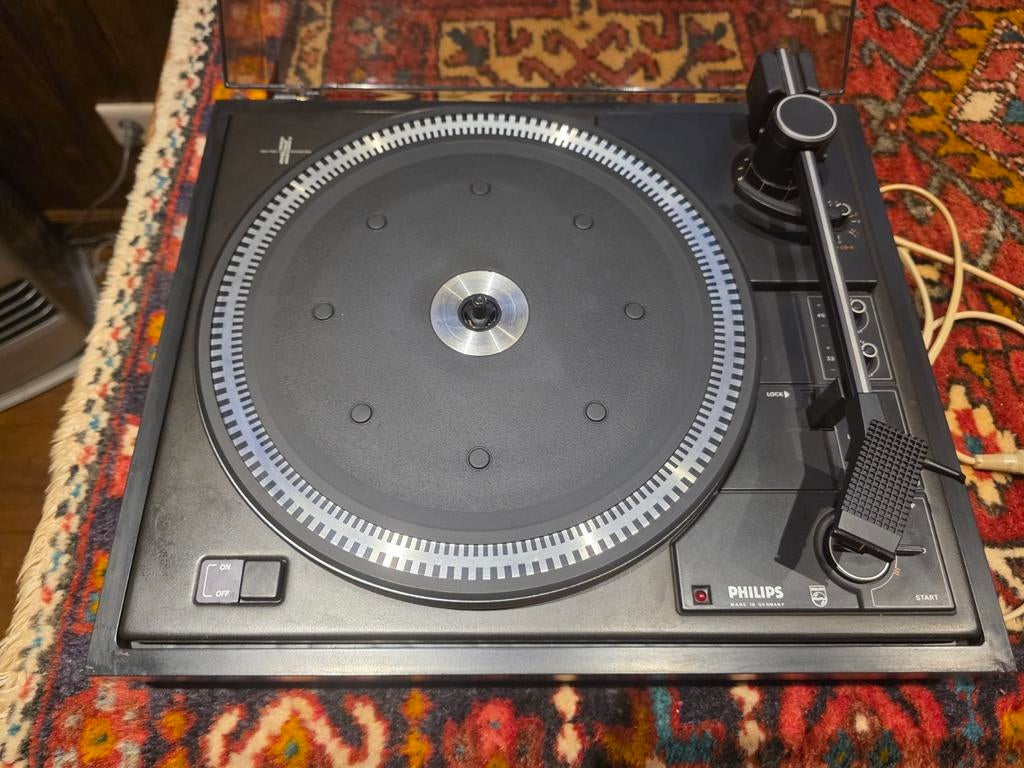 Oude Philips Automatic Belt-Drive Platenspeler - Werkt nog, Audio, Tv en Foto, Platenspelers, Ophalen of Verzenden