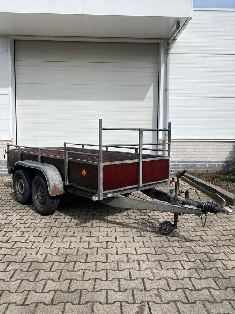 Tandemasser / aanhanger Hapert K2000, Auto diversen, Ophalen, Gebruikt