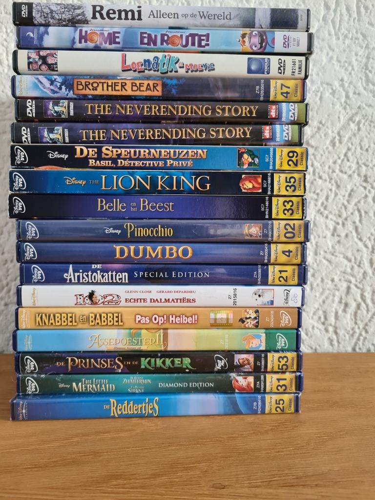 Walt Disney tekenfilms dvd's - Grote collectie, Avontuur, Gebruikt, Alle leeftijden, Boxset