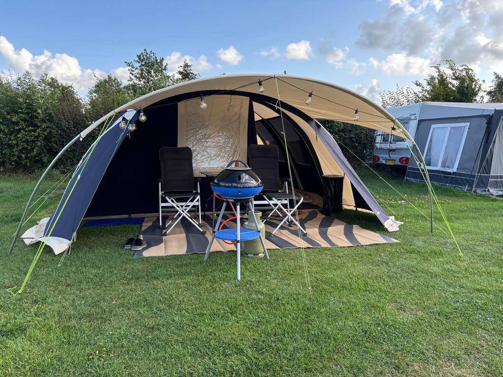 Obelink Trail 600 TC tunneltent - Ruime gezinstent, Caravans en Kamperen, Tenten, Ophalen of Verzenden, Gebruikt, Tot en met 6