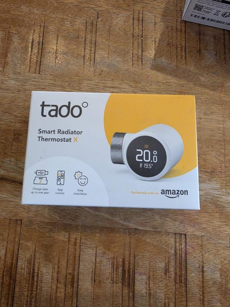 Tado Slimme Radiatorknop X NIEUW met factuur aug-2025, Ophalen of Verzenden, Nieuw