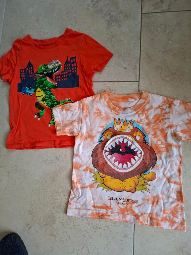 Koningsspelen orange shirt 110 jongens, en meer orange., Kinderen en Baby's, Kinderkleding | Maat 104, C&A, Ophalen of Verzenden