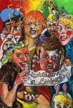 Al1004 carnaval poster 2010 gemaakt door tanja ritterbex ---, Ophalen of Verzenden, A1 t/m A3, Film en Tv