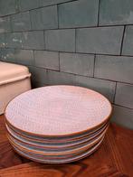 Xenos Yasmin borden - Set van 6, Gebruikt, Keramiek, Ophalen of Verzenden, Bord(en)