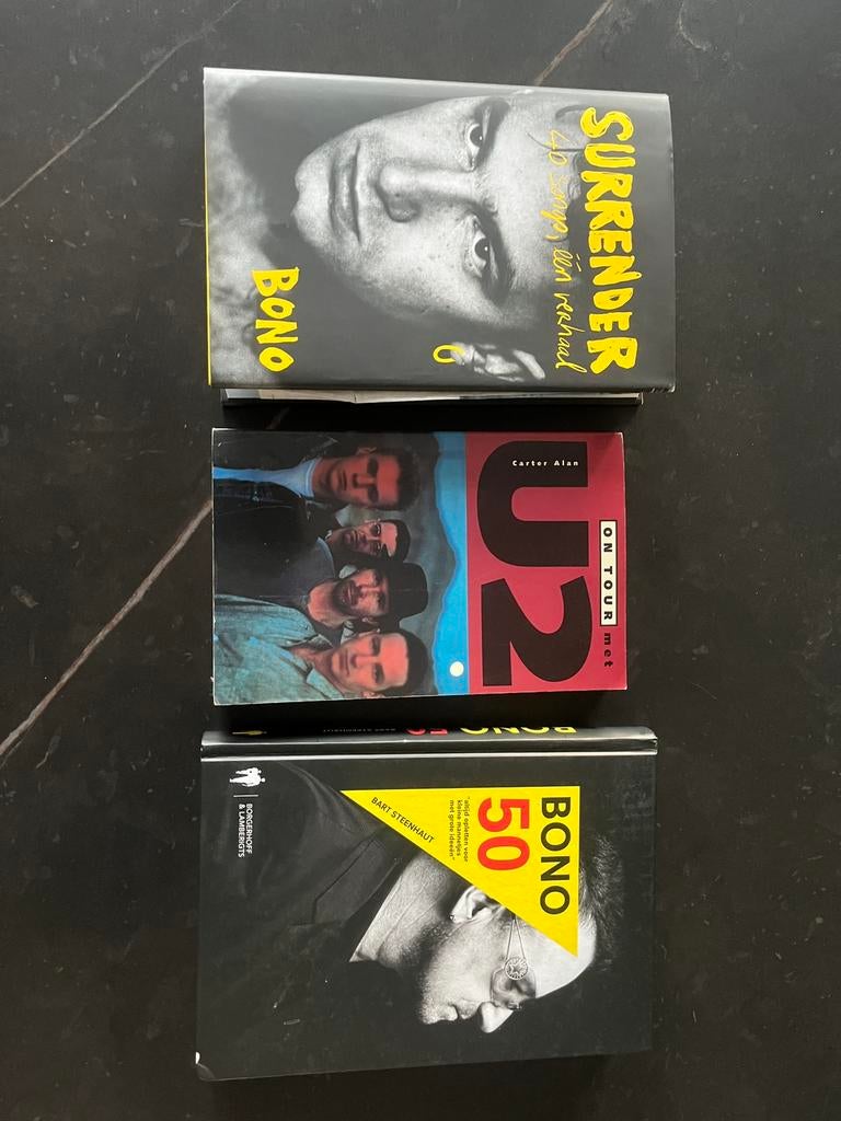 Lot 6 boeken U2, Ophalen of Verzenden, Zo goed als nieuw, Artiest