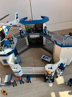 PLAYMOBIL Politiebureau, helikopter, pantserwagen en figuren, Ophalen of Verzenden, Gebruikt, Jongen of Meisje