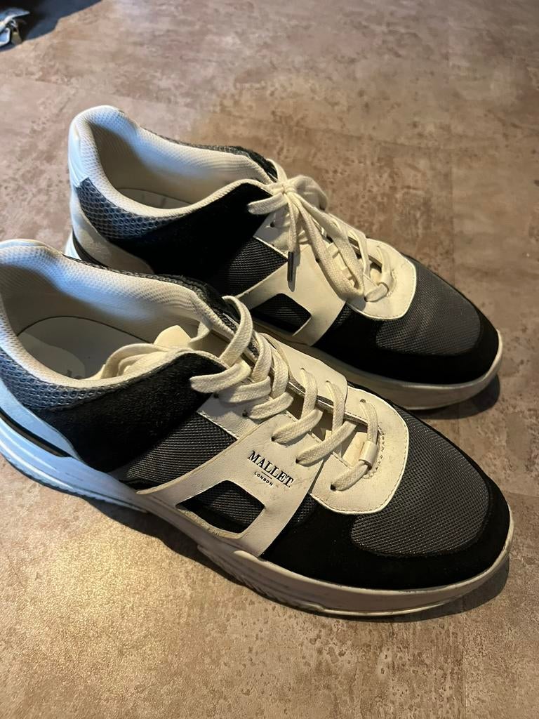MALLET sneakers maat 45 origineel zgan, Zwart, Ophalen of Verzenden, MALLET, Sneakers of Gympen
