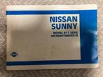 Handleiding Nissan Sunny model B11, Ophalen of Verzenden