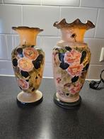 2 opaline antieke vazen, Antiek en Kunst, Ophalen