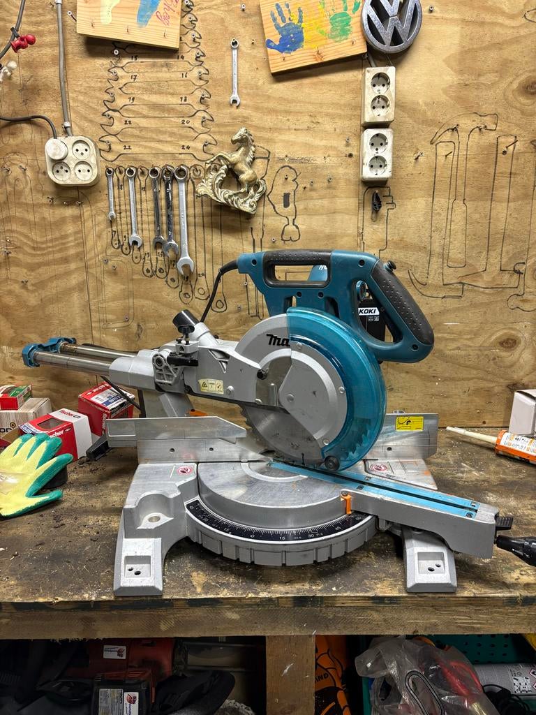 Makita LS1018L Afkortzaag - Zo goed als nieuw (mei 2022), 70 mm of meer, Ophalen of Verzenden, Zo goed als nieuw, Afkortzaag