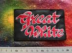 Great White mooie patch g91 hard rock, Verzenden, Nieuw, Kleding