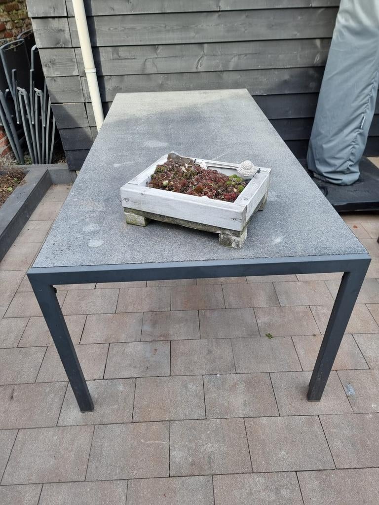 Tuintafel met stoelen, Ophalen, Gebruikt, Rechthoekig