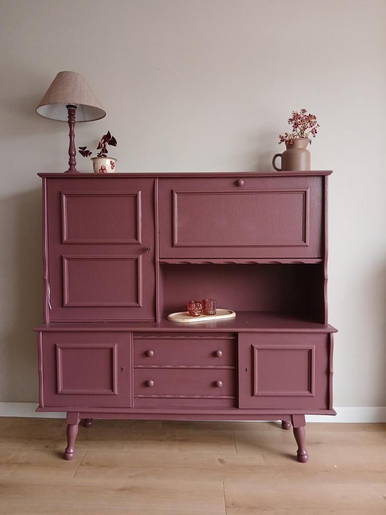 Vintage kast/wandmeubel, Antiek en Kunst, Antiek | Meubels | Kasten, Ophalen