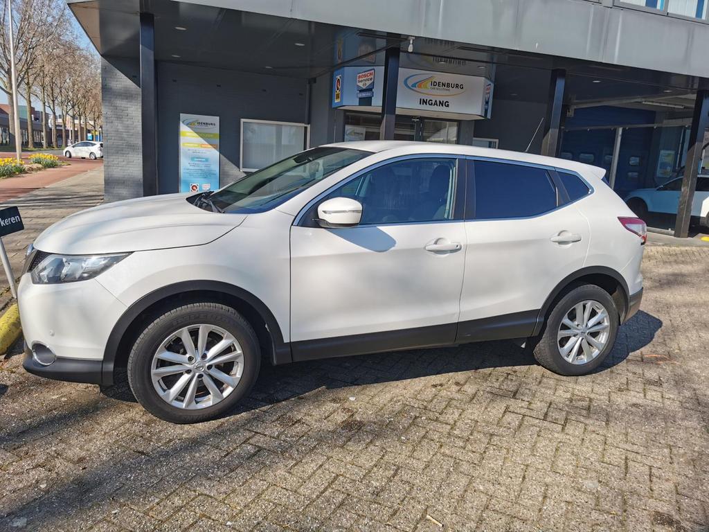 Nissan Qashqai 1.2 Dig-t 85KW 2WD 2014 Wit, Auto's, Voorwielaandrijving, 4 cilinders, Wit, Origineel Nederlands