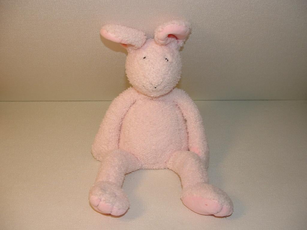 JELLYCAT KONIJN ZACHTE BADSTOF ROZE MET VELOURS ROZE, Kinderen en Baby's, Speelgoed | Knuffels en Pluche, Ophalen of Verzenden