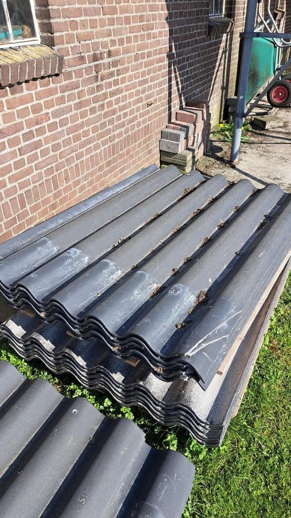 Asbestvrije golfplaten ca. 150 cm lang, Ophalen, Overige materialen, Gebruikt, 15 m² of meer