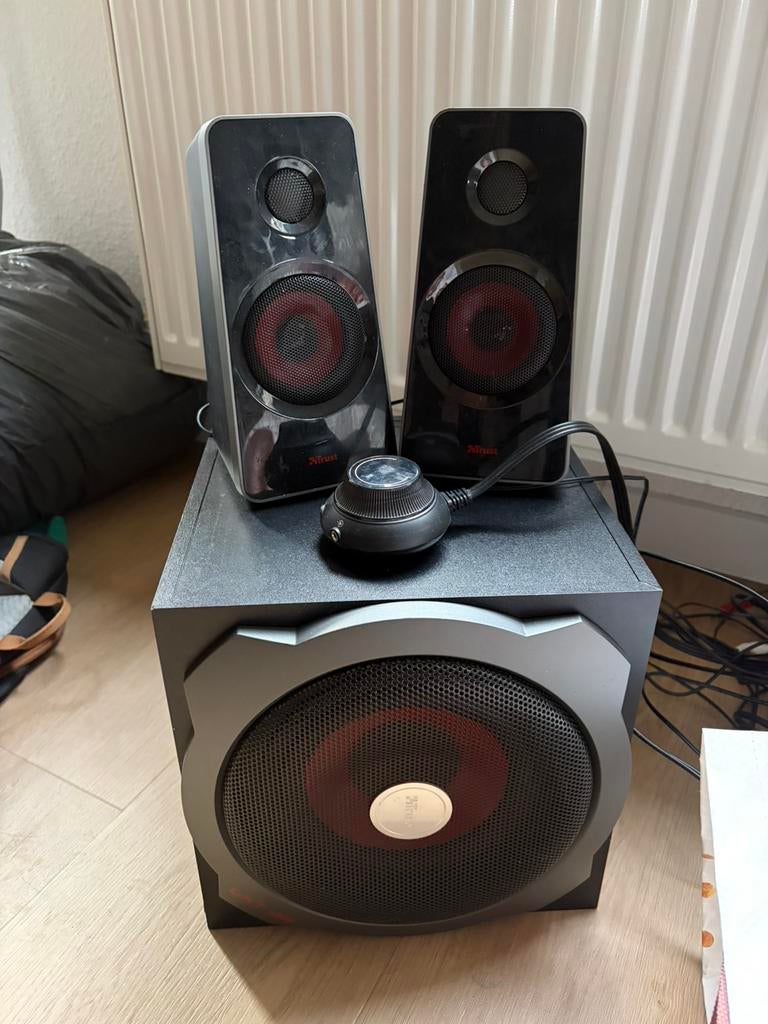 Trust GXT 38 2.1, Computers en Software, Pc speakers, Ophalen of Verzenden, Zo goed als nieuw