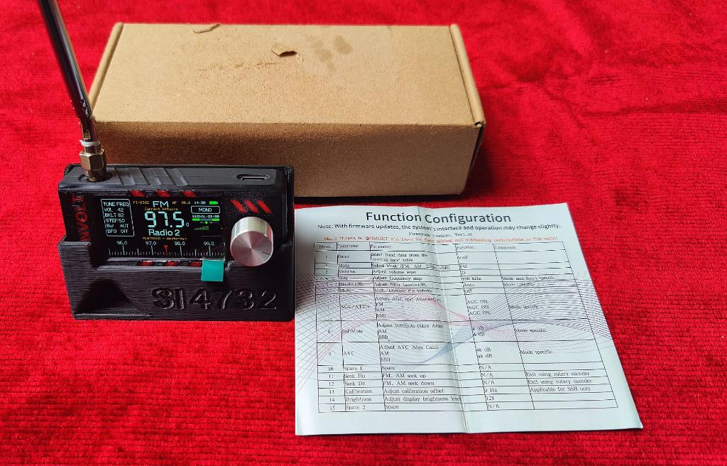 Mini ATS werelradio all mode met houder., Telecommunicatie, Zenders en Ontvangers, Ophalen, Nieuw, Ontvanger