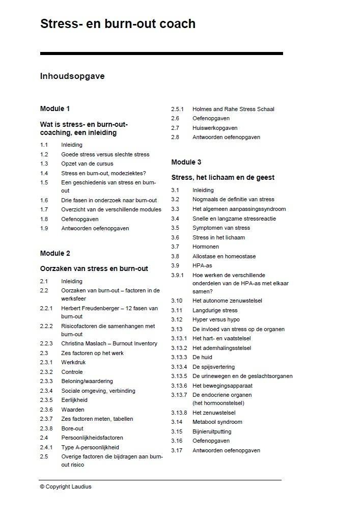 Laudius Stress en burnout coach, Ophalen, Nieuw