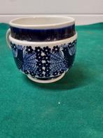 theekop mok blauw wit arabia finland, Ophalen of Verzenden