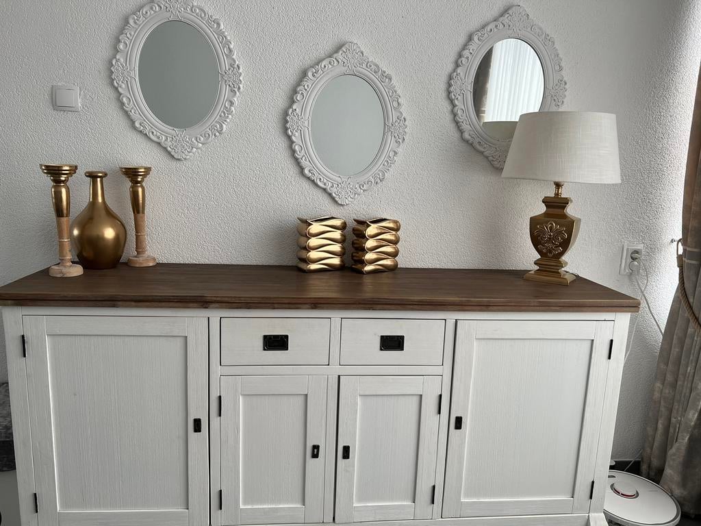 Woonkamer meubels,acacia houten meubels landelijk, Huis en Inrichting, Complete eetkamers, Ophalen, Zo goed als nieuw