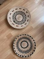 2 mooie ronde rotan wandborden ZGAN, Huis en Inrichting, Woonaccessoires | Wanddecoraties, Ophalen of Verzenden, Zo goed als nieuw