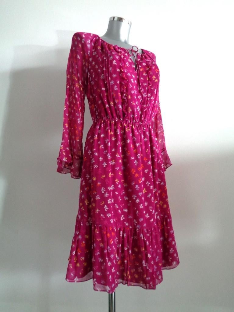 Diane von Furstenberg zijden jurk, US10-NL M, NIEUW, Maat 38/40 (M), Nieuw, Ophalen of Verzenden, Knielengte