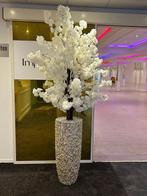 Schelpenvazen met bloesem boom, Ophalen of Verzenden, Zo goed als nieuw