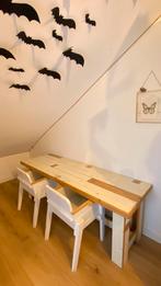 Kinder tafel/bureau met 2 stoelen, Ophalen, Gebruikt, Tafel(s) en Stoel(en)