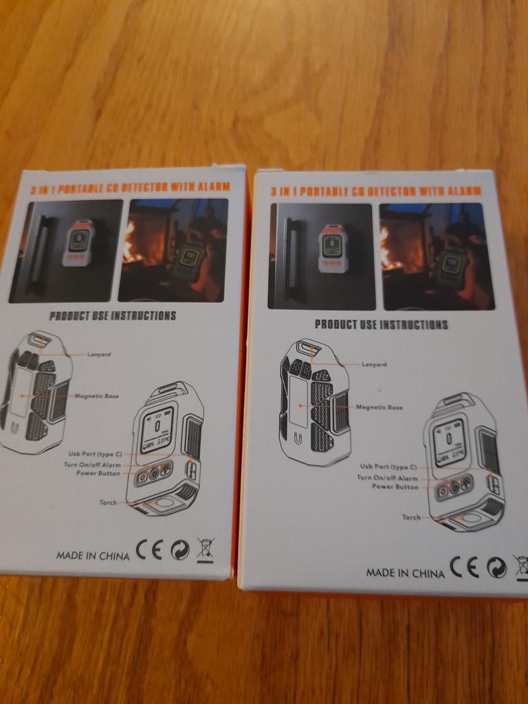 3 in 1 Draagbare CO Detector met Alarm, Doe-het-zelf en Verbouw, Alarmsystemen, Ophalen