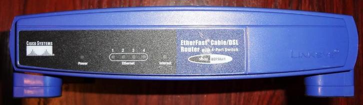 Te Koop : Goedwerkende LINKSYS BEFSR41 Router., Computers en Software, Routers en Modems, Zo goed als nieuw, Router, Ophalen