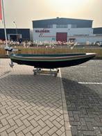 Mooie stalen grachten sloep met elektrische motor, Ophalen, Gebruikt, Elektrisch, Tot 10 pk