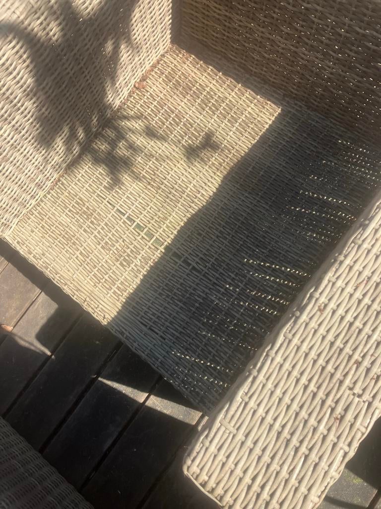 Ruime Wicker Loungeset - Perfect voor uw tuin, Ophalen, Gebruikt, Meer dan 8 zitplaatsen, Loungeset