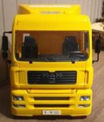 Bruder MAN TGA 41.440 Spacecab geel, Ophalen of Verzenden, Zo goed als nieuw