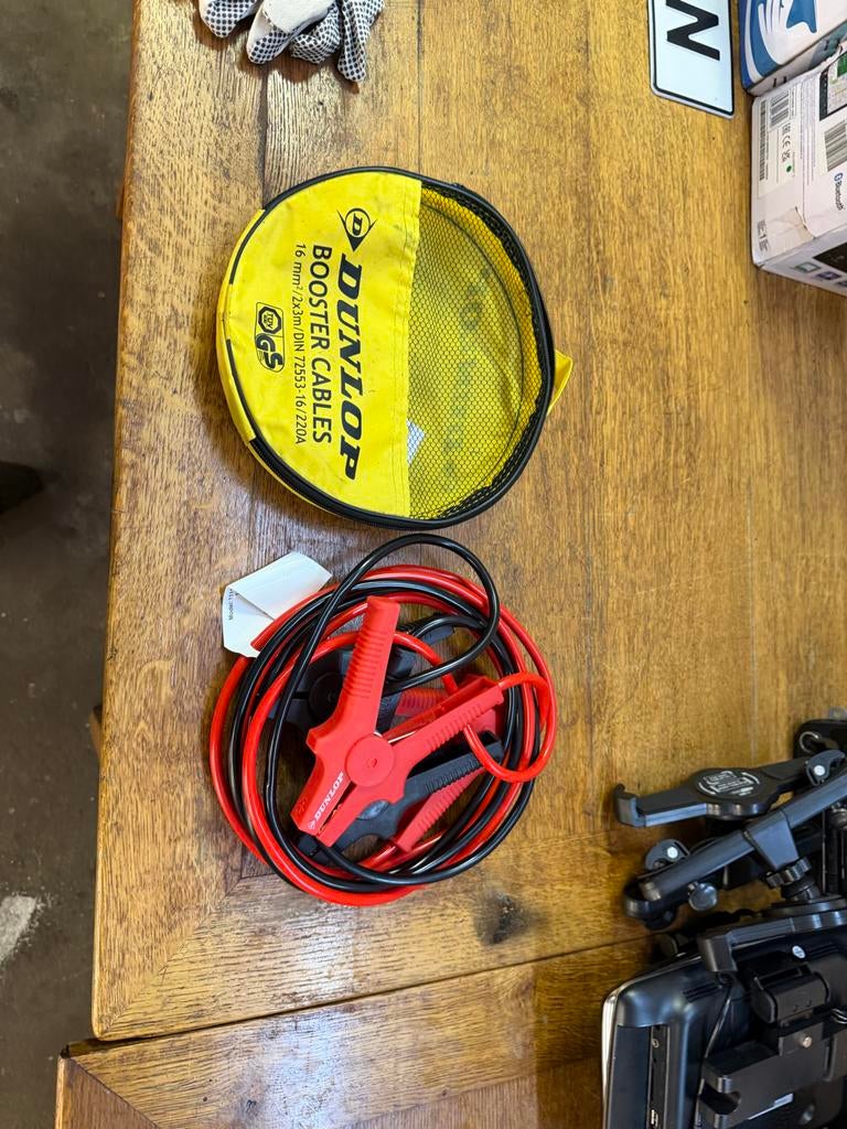 Dunlop Startkabels 16mm² 2x3m 220A, Auto diversen, Jumpstarters, Ophalen of Verzenden, Gebruikt