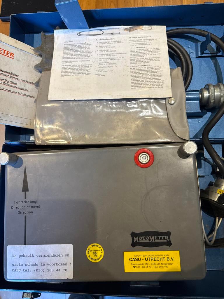 Motometer Remmentestbank - Vintage, Ophalen of Verzenden, Gebruikt
