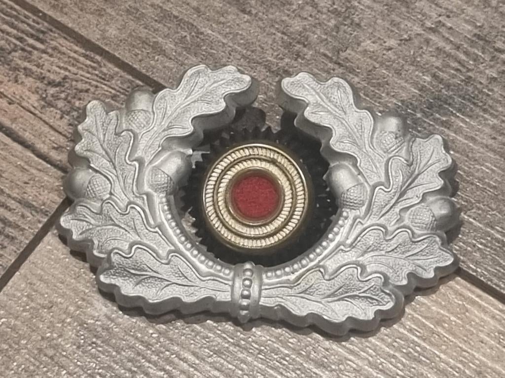 Duits WOII kokarde krans voor schirmmütze wehrmacht heer, Verzamelen, Militaria | Tweede Wereldoorlog, Ophalen of Verzenden, Duitsland