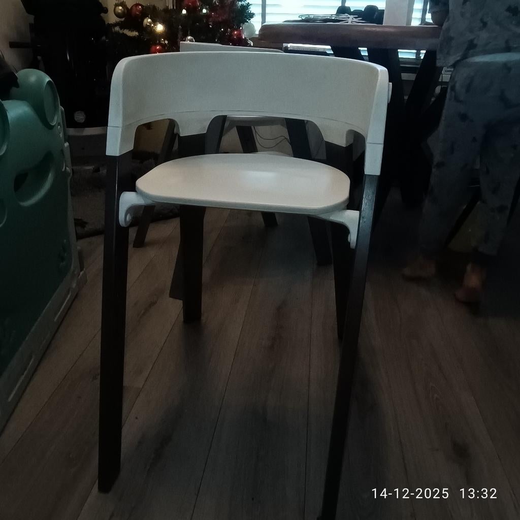 Stokke Steps Ergonomische Stoel 3x, Ophalen, Gebruikt, Twee, Wit