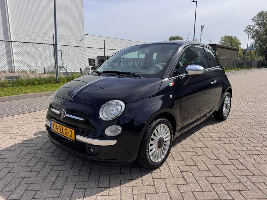 Fiat 500 0.9 Twinair Lounge Zwart Metallic Panoramadak, Voorwielaandrijving, Euro 5, Stof, 31 €/maand