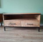 TV meubel 50x100x45 Mangohout, Ophalen, Gebruikt, 25 tot 50 cm, Minder dan 100 cm