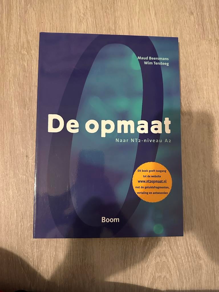 NT2 boeken: De Opmaat, De Sprong en Code + Ongebruikt, Ophalen of Verzenden, Alpha, Zo goed als nieuw, Overige niveaus