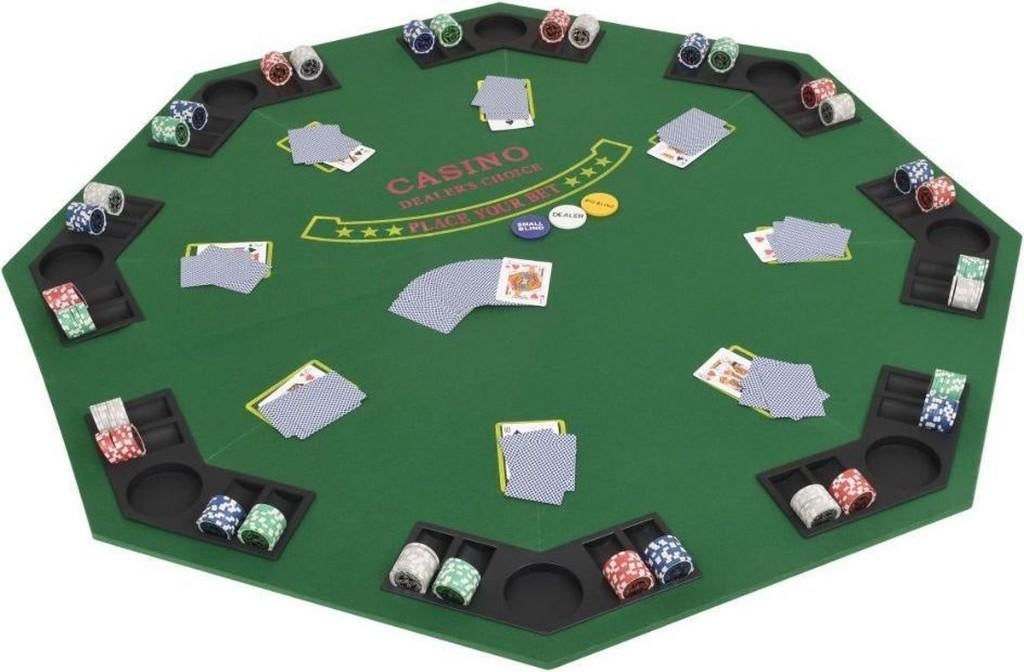 Pokertafel, Vijf spelers of meer, Ophalen, Zo goed als nieuw
