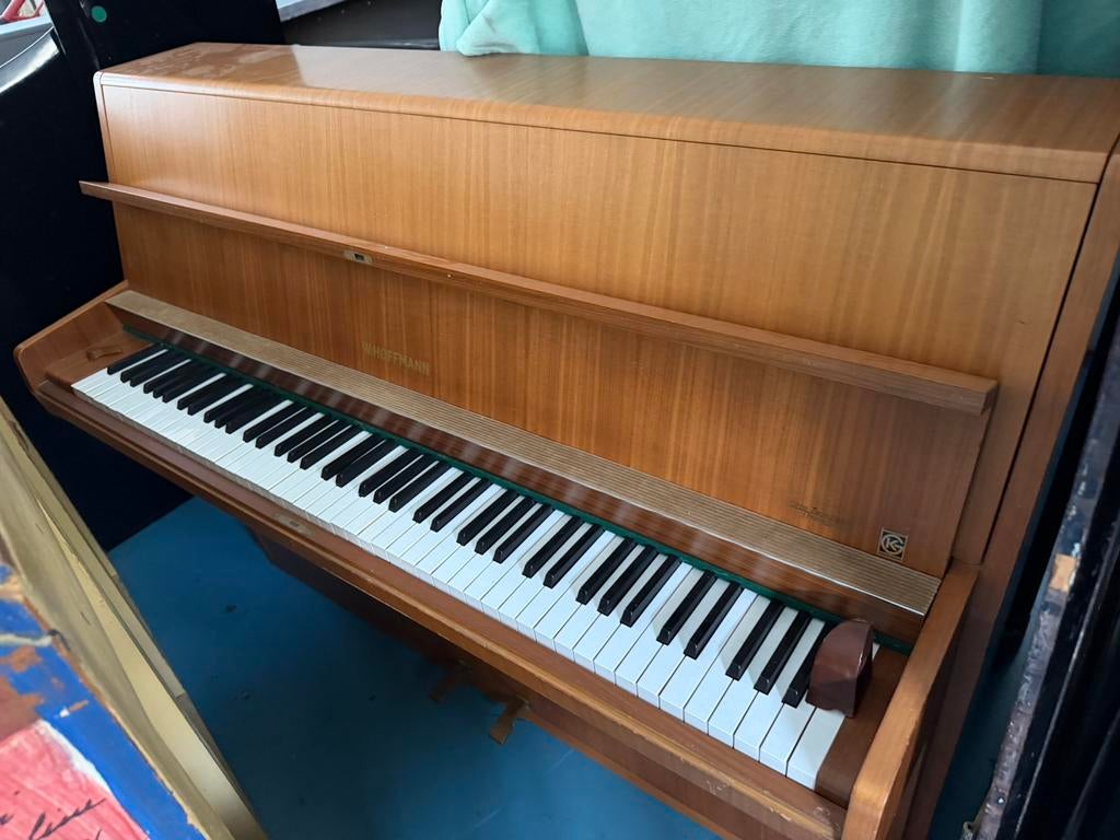 W. Hoffmann Langlau 108 en euterpe 107 piano met vervoer, Ophalen of Verzenden, Zo goed als nieuw